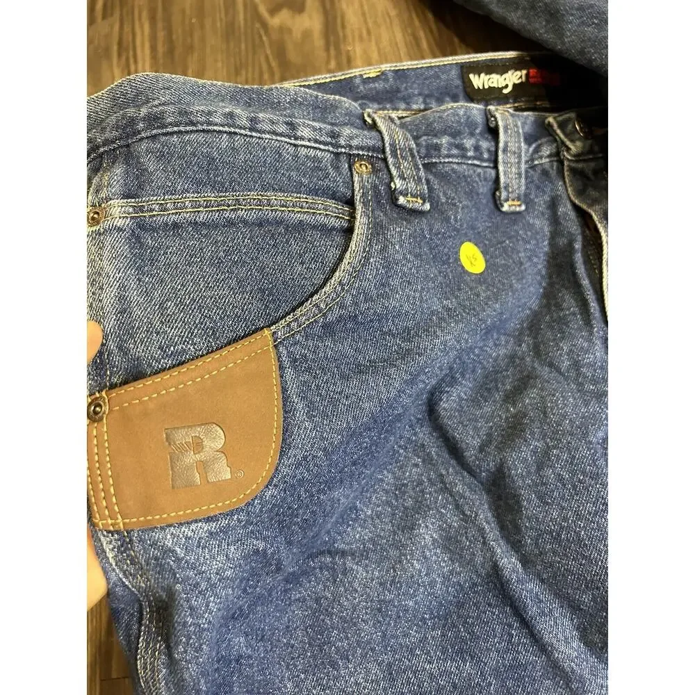 Wrangler‎ Riggs Workwear Thermal Lined Relaxed Fit Denim Jeans Men's 44x30